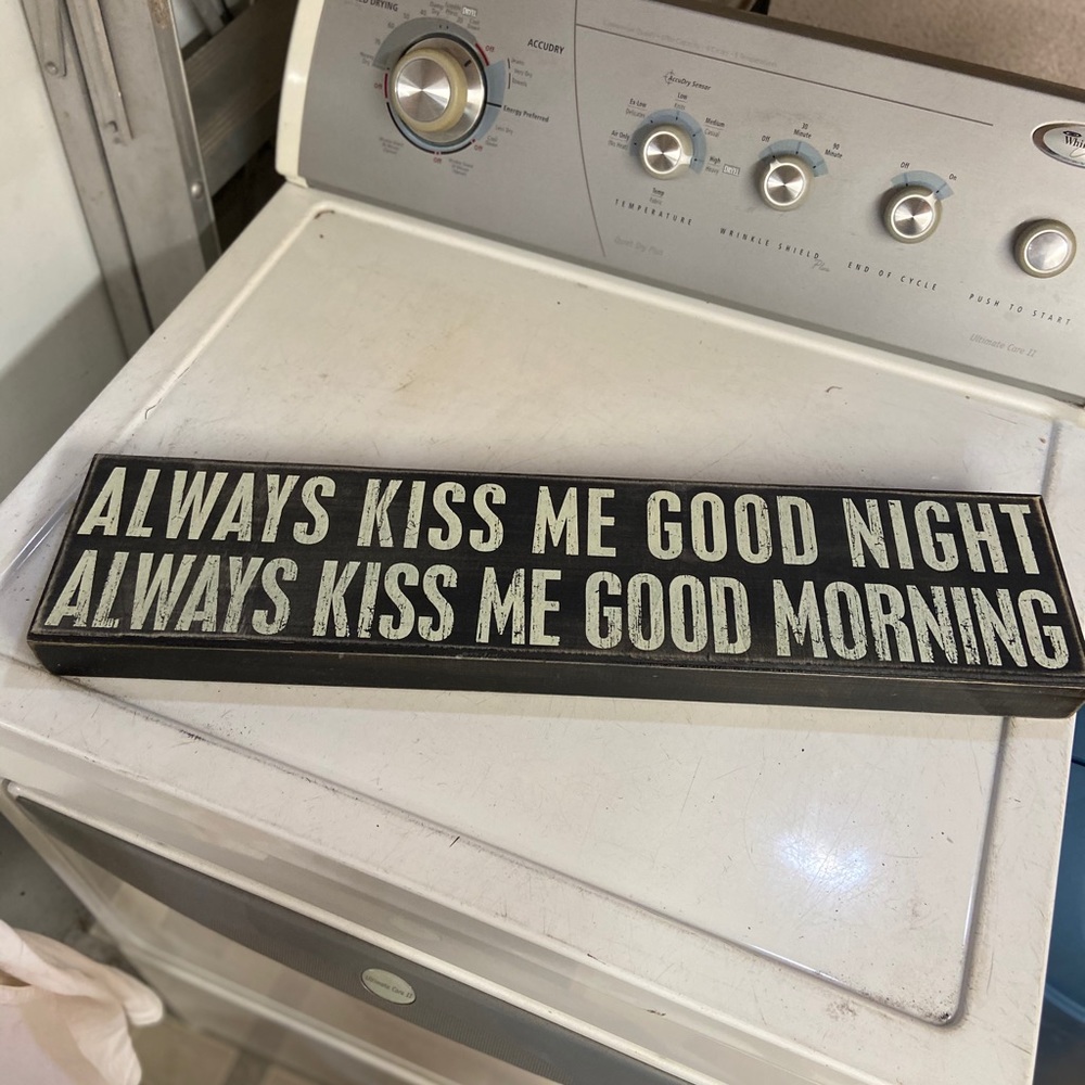 Wood sign